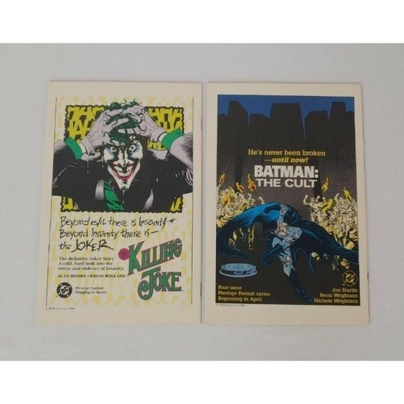 DC Comics Swamp Thing Issues #73 and #74 1988 New Format By Rick Veitch - Picture 4 of 10